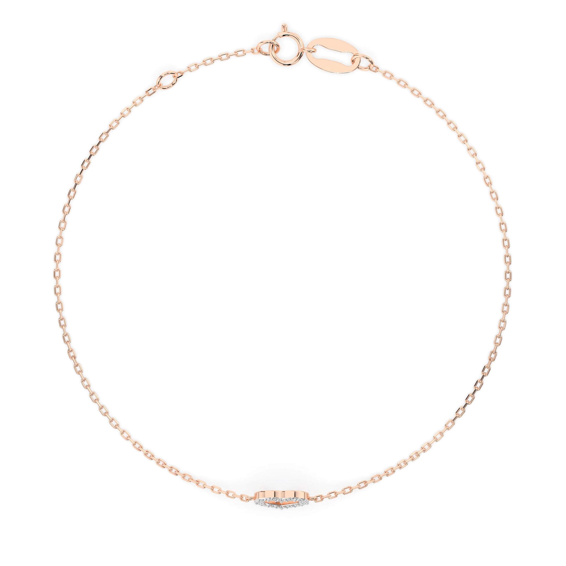 Minimalismus-Armband (Rund), 0.07 ct — 105-10005