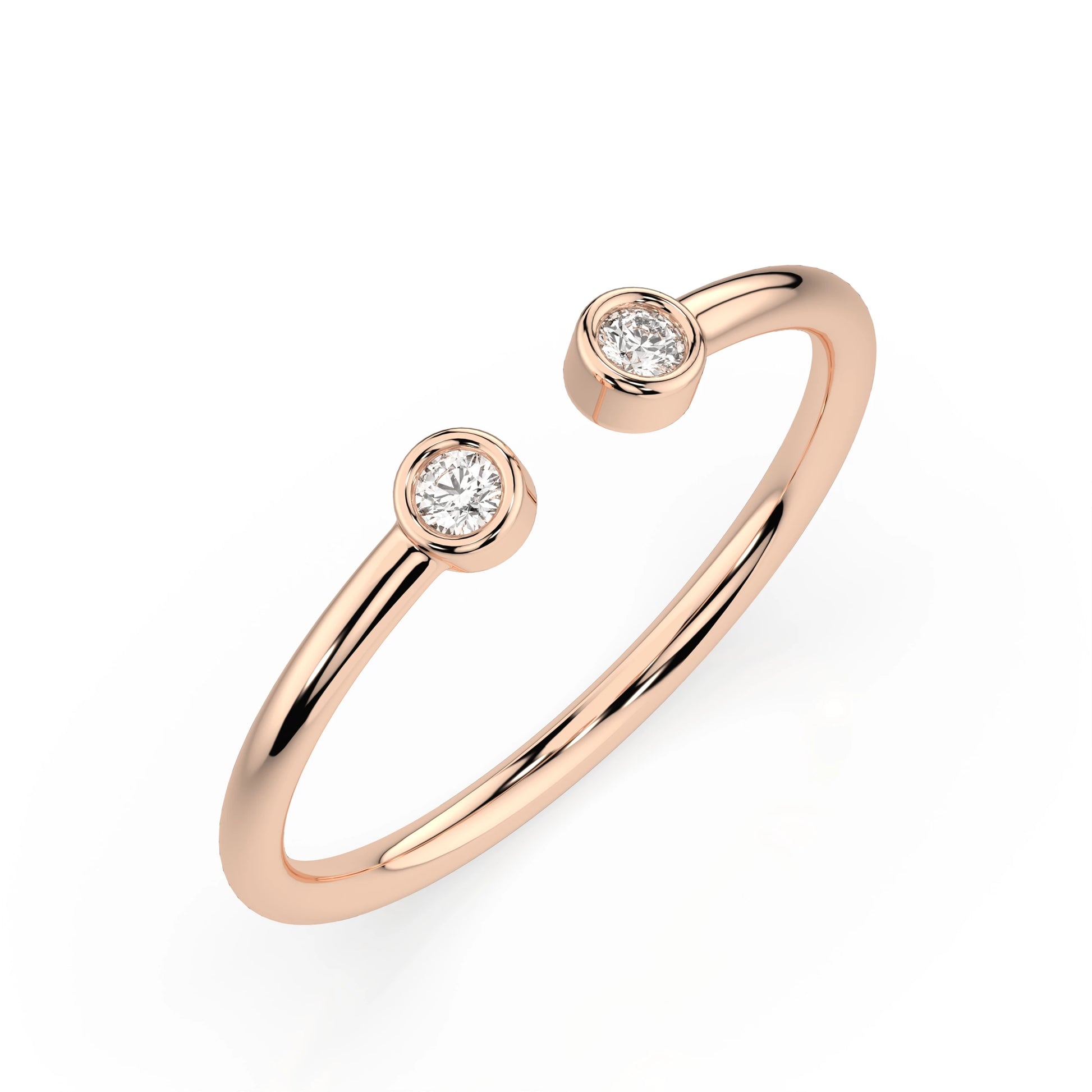 Minimalismus-Ring (Rund), 0.04 ct — 101-10088