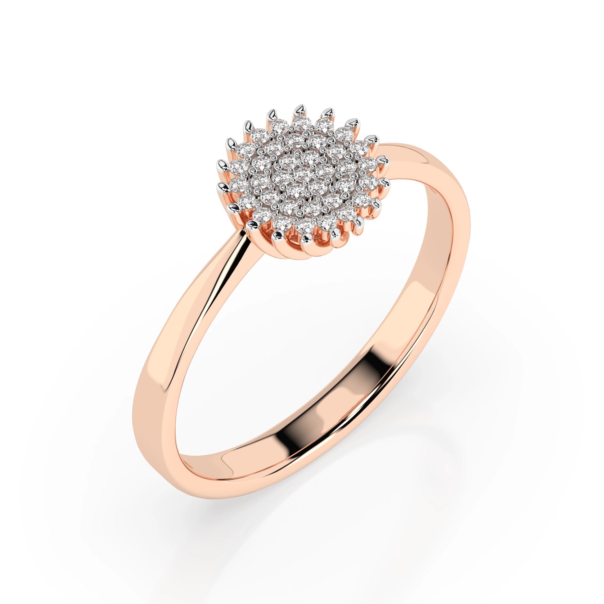 Illusion-Ring (Rund), 0.15 ct — 101-10171