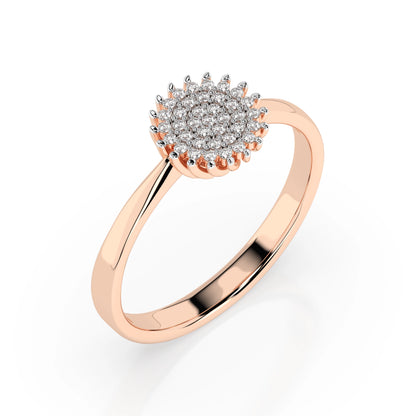Illusion-Ring (Rund), 0.15 ct — 101-10171