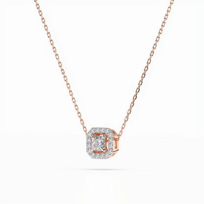 Solitär-Eternity-Halskette (Prinzess), 0.17 ct — 104-10045(3.0)PR