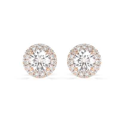 Solitär-Eternity-Ohrringe (Rund), 0.5 ct — 102-10095(4.0)