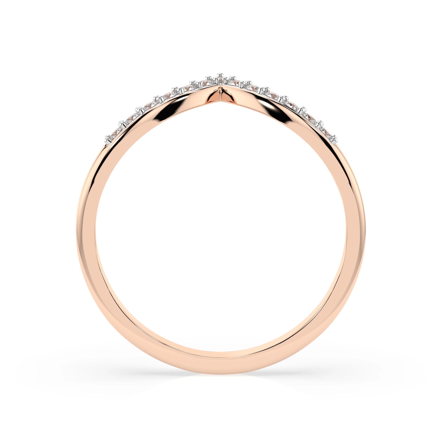 Minimalismus-Ring (Rund), 0.13 ct — 101-10161/1