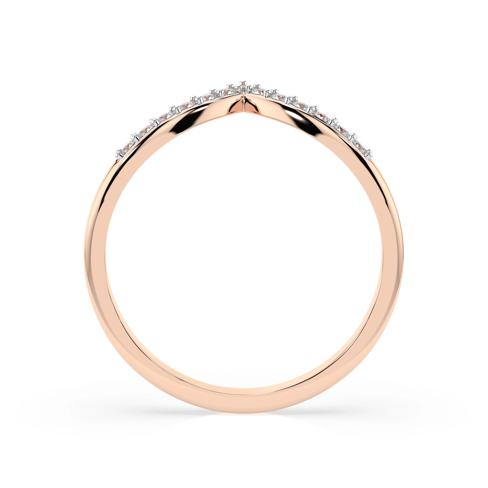 Minimalismus-Ring (Rund), 0.13 ct — 101-10161/1