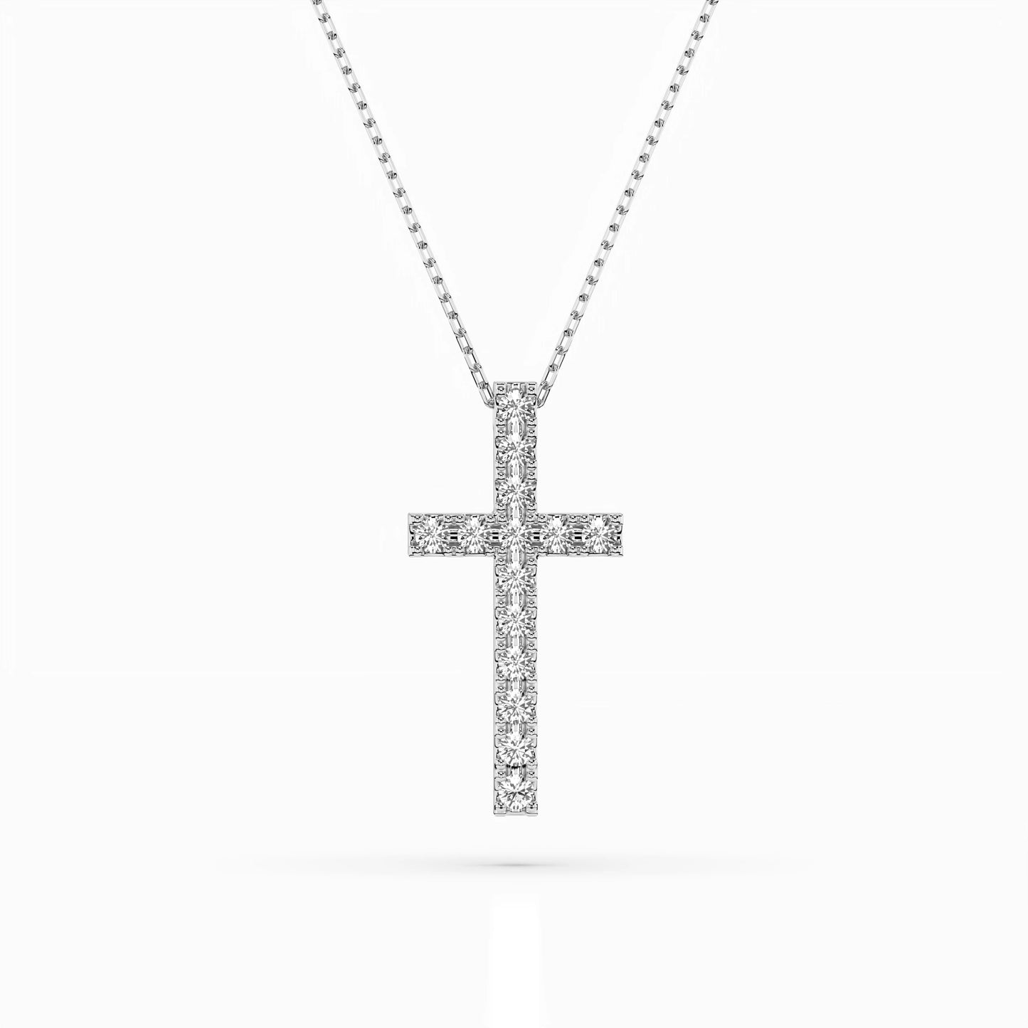 Minimalismus-Halskette (Rund), 0.2 ct — 104-10025