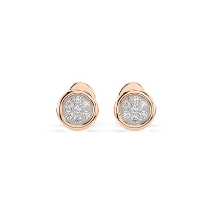 Illusion-Ohrringe (Rund), 0.08 ct — 102-10068