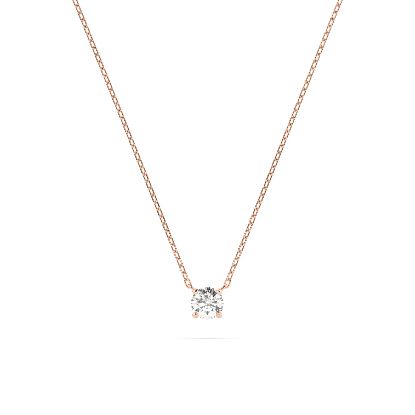 Solitär-Halskette (Rund), 0.15 ct — 104-10040(3.4)