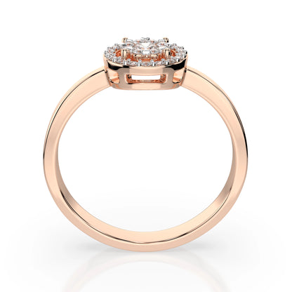 Illusion-Ring (Rund), 0.03 ct — 101-10018/1(2.0)
