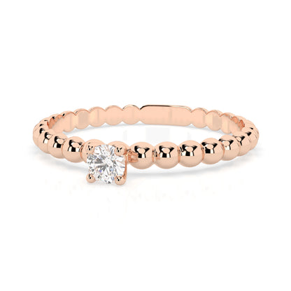 Solitär-Ring (Rund), 0.08 ct — 101-10039(2.7)