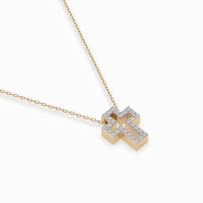 Minimalismus-Halskette (Rund), 0.17 ct — 104-10030