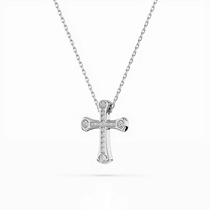 Minimalismus-Halskette (Rund), 0.06 ct — 104-10009
