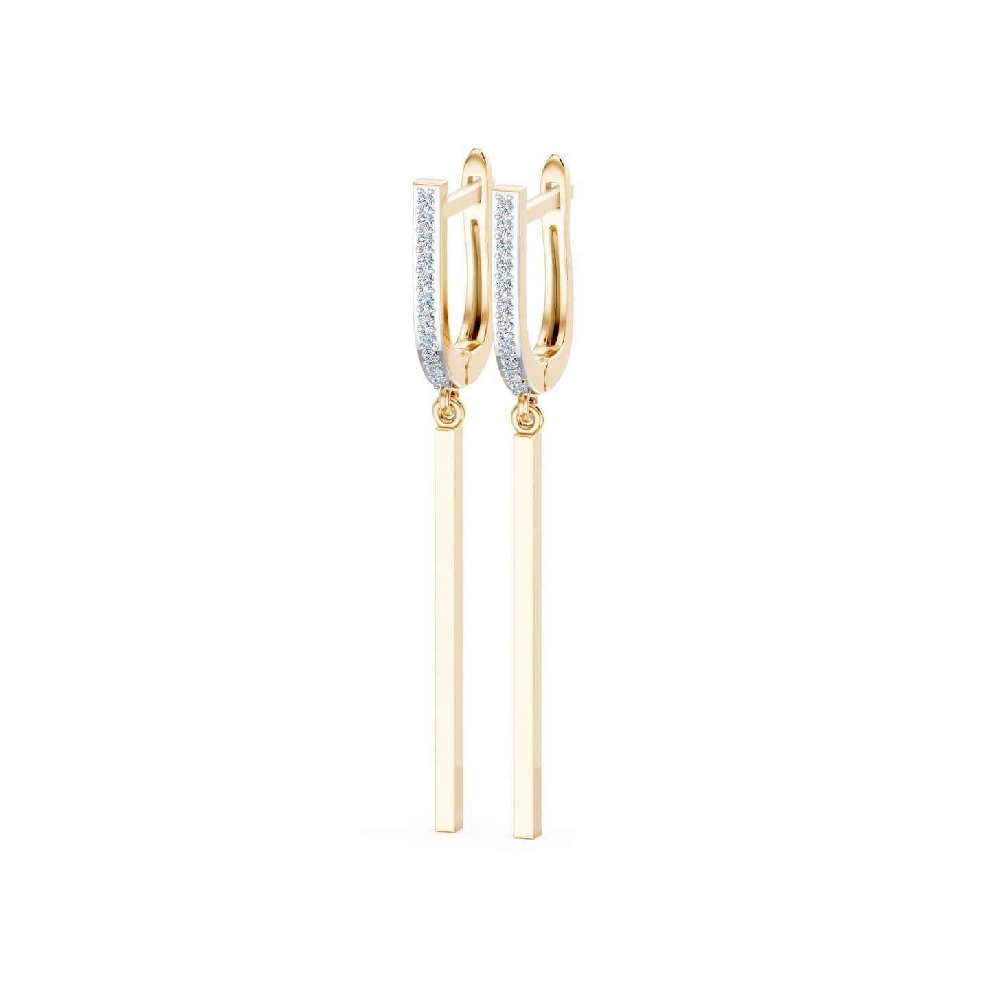 Minimalismus-Ohrringe, 0.13 ct — 102-10129/3