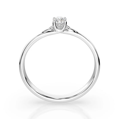 Solitär-Ring (Rund), 0.1 ct — 101-10014(3.0)