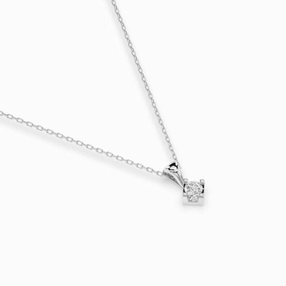 Solitär-Halskette (Rund), 0.08 ct — 104-10014(2.7)