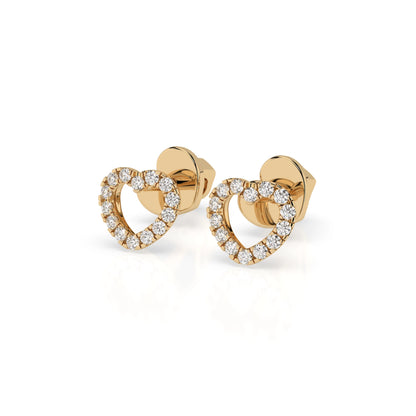 Minimalismus-Ohrringe (Rund), 0.14 ct — 102-10028