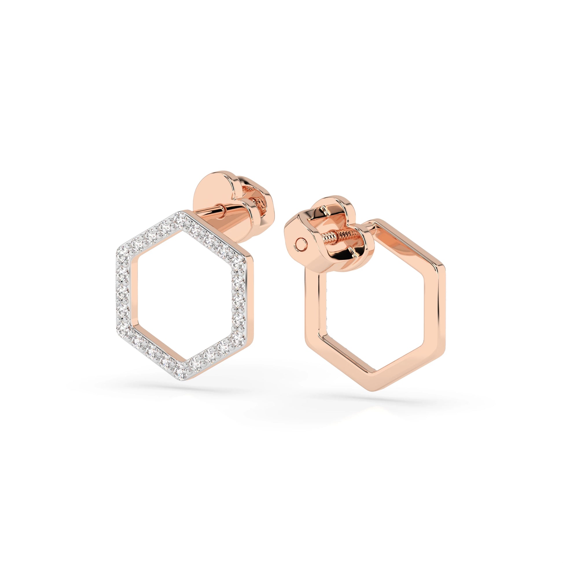 Minimalismus-Ohrringe (Rund), 0.29 ct — 102-10167