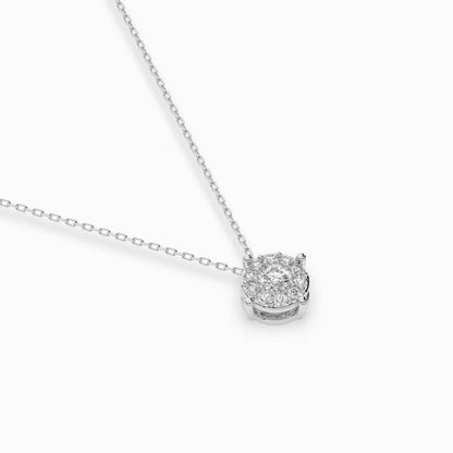Solitär-Eternity-Halskette (Rund), 0.1 ct — 104-10001(3.0)