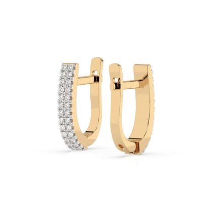 Eternity-Ohrringe (Rund), 0.21 ct — 102-10300