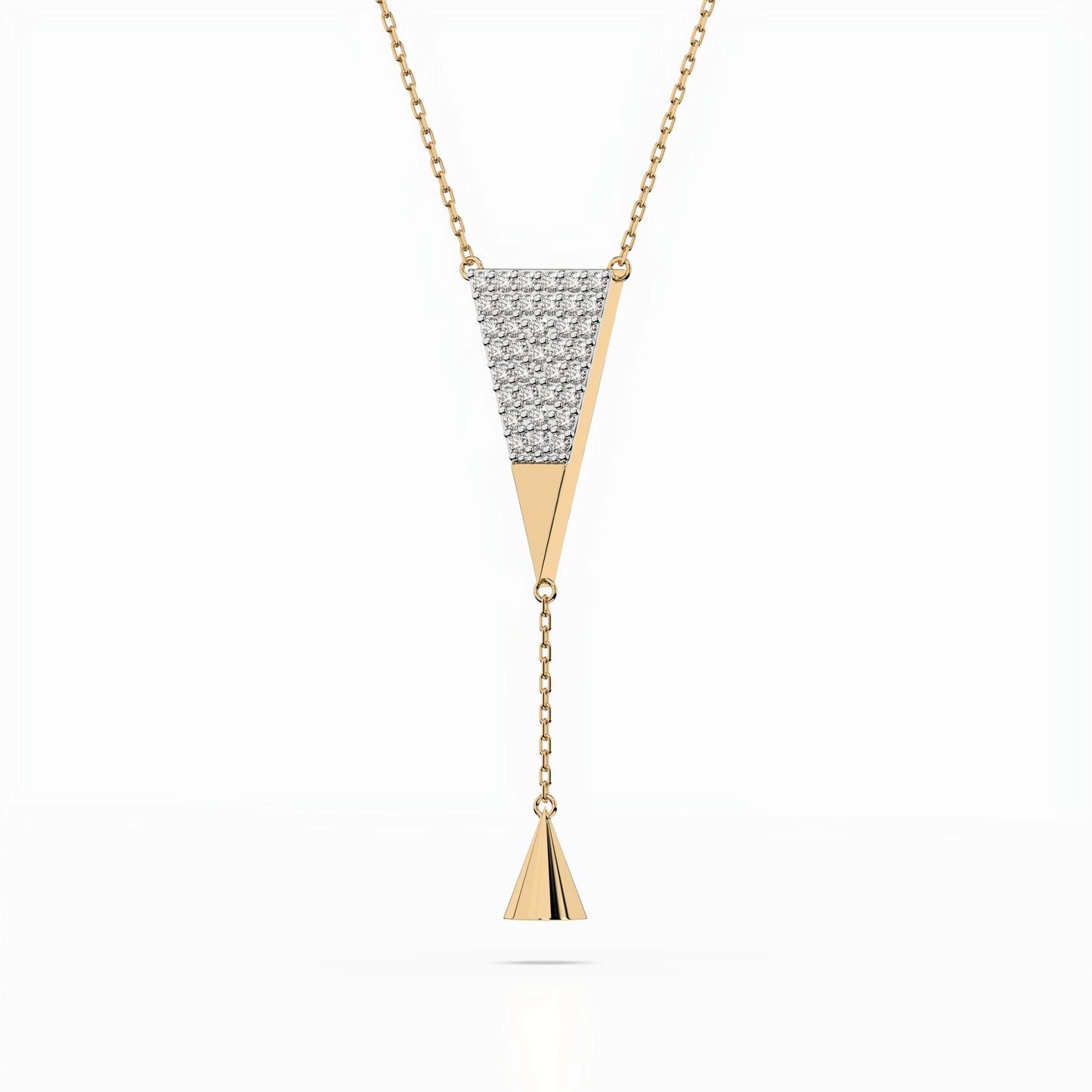Minimalismus-Halskette (Rund), 0.22 ct — 104-10018