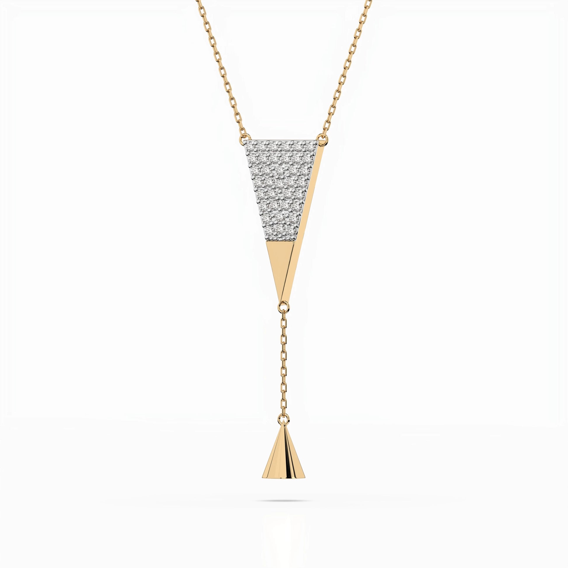 Minimalismus-Halskette (Rund), 0.22 ct — 104-10018