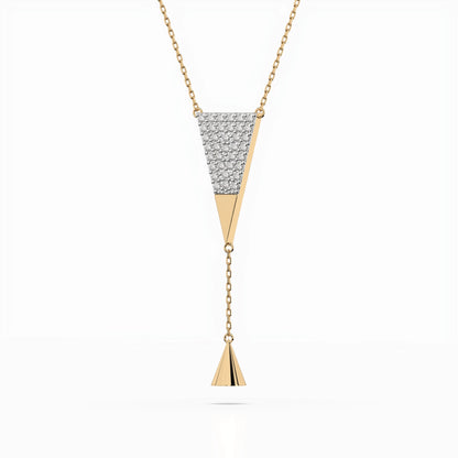 Minimalismus-Halskette (Rund), 0.22 ct — 104-10018
