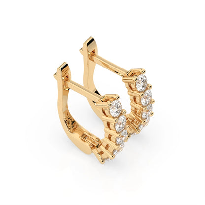 Eternity-Ohrringe (Rund), 0.6 ct — 102-10098(2.5)