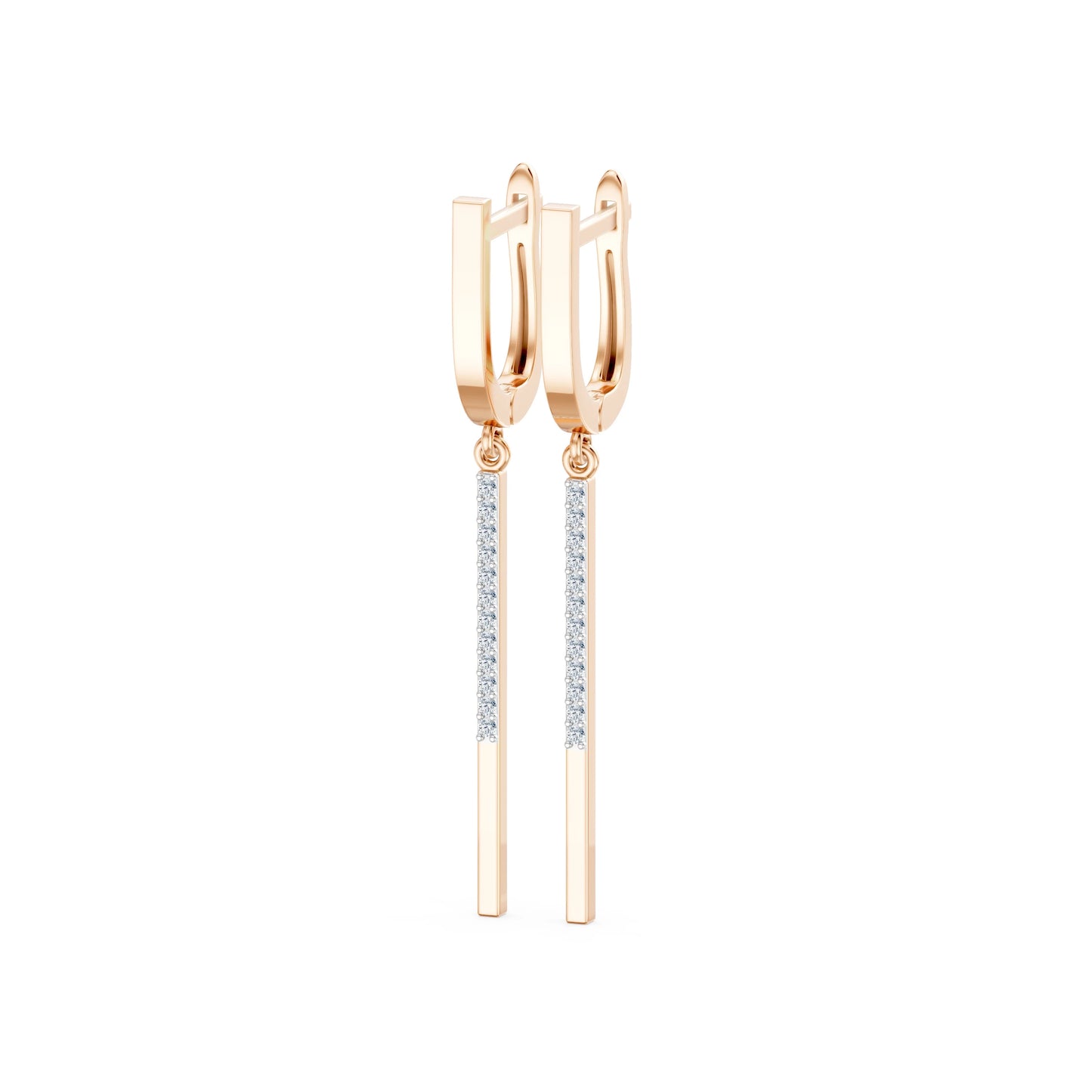Minimalismus-Ohrringe, 0.14 ct — 102-10129/6