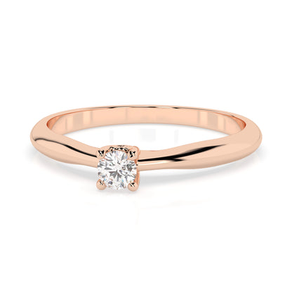 Solitär-Ring (Rund), 0.06 ct — 101-10035(2.5)