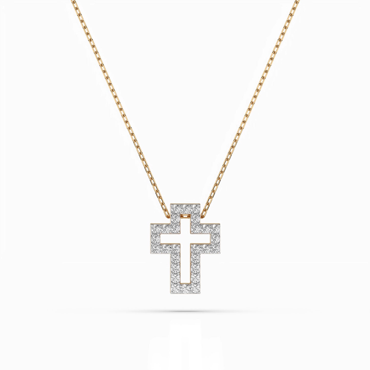 Minimalismus-Halskette (Rund), 0.17 ct — 104-10030