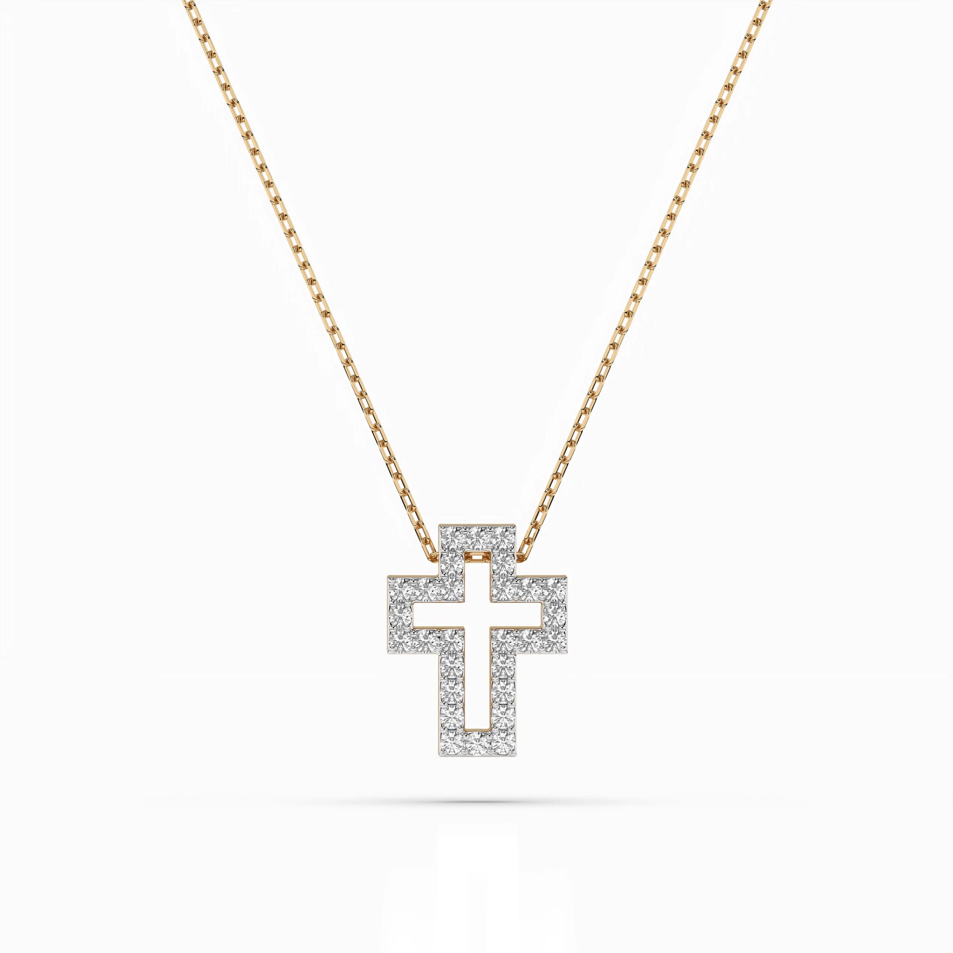 Minimalismus-Halskette (Rund), 0.17 ct — 104-10030