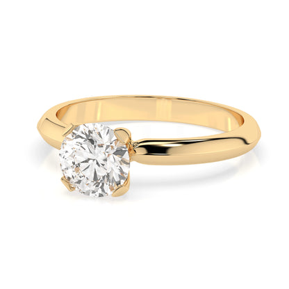 Solitär-Ring (Rund), 0.7 ct — 101-10089(5.7)