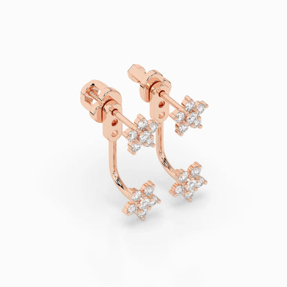Illusion-Ohrringe (Rund), 0.25 ct — 102-10195/1