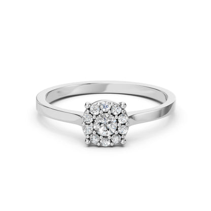 Solitär-Eternity-Ring (Rund), 0.15 ct — 101-10017/1(3.4)