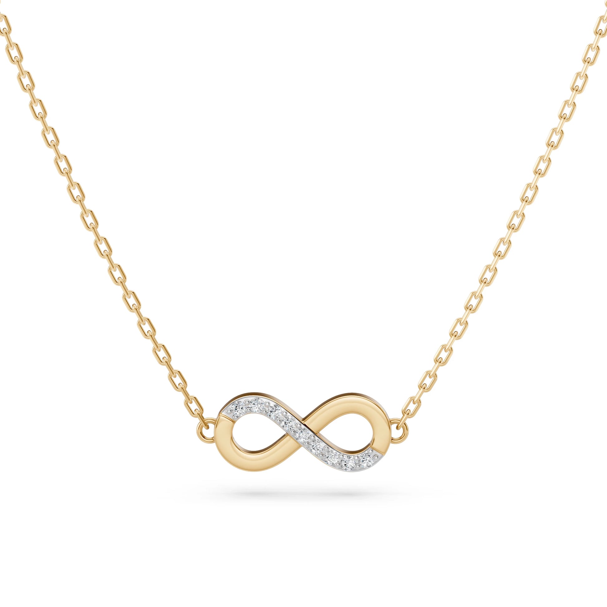 Minimalismus-Halskette (Rund), 0.05 ct — 104-10072