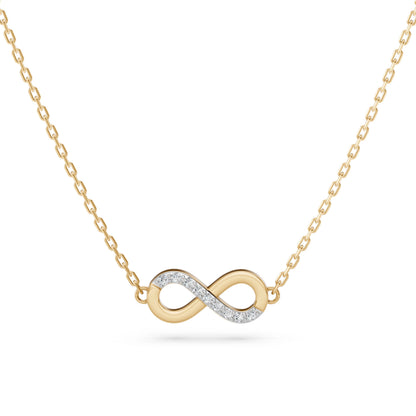Minimalismus-Halskette (Rund), 0.05 ct — 104-10072