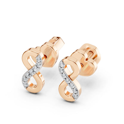 Minimalismus-Ohrringe (Rund), 0.09 ct — 102-10092
