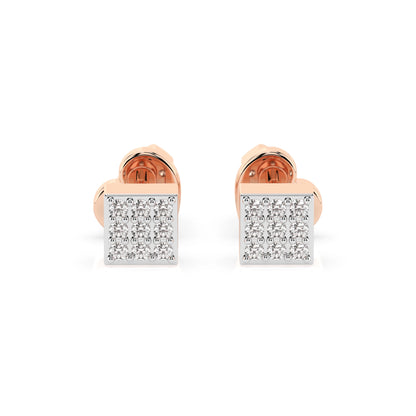 Illusion-Ohrringe (Rund), 0.11 ct — 102-10063
