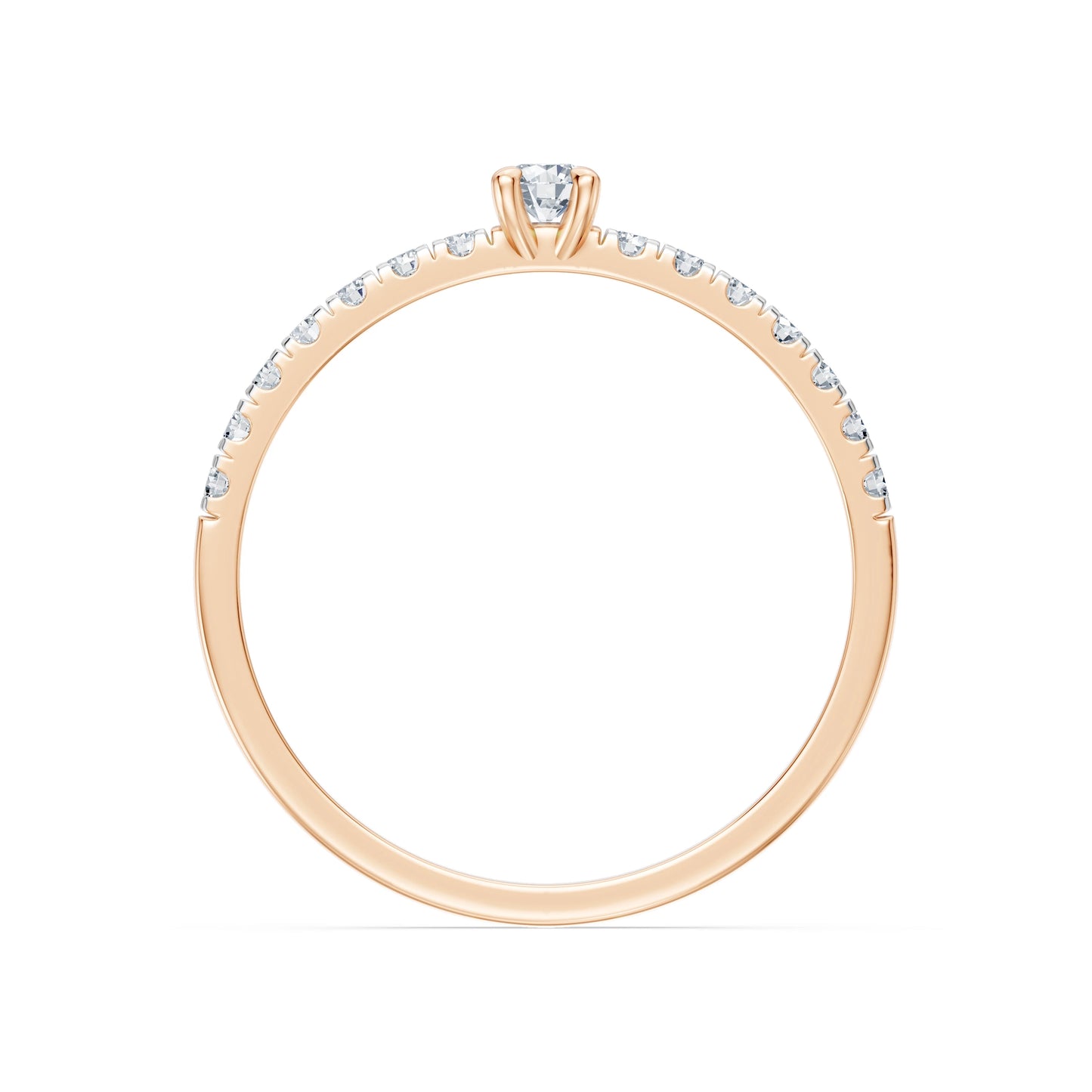 Solitär-Eternity-Ring, 0.09 ct — 101-10126/1(2.8)