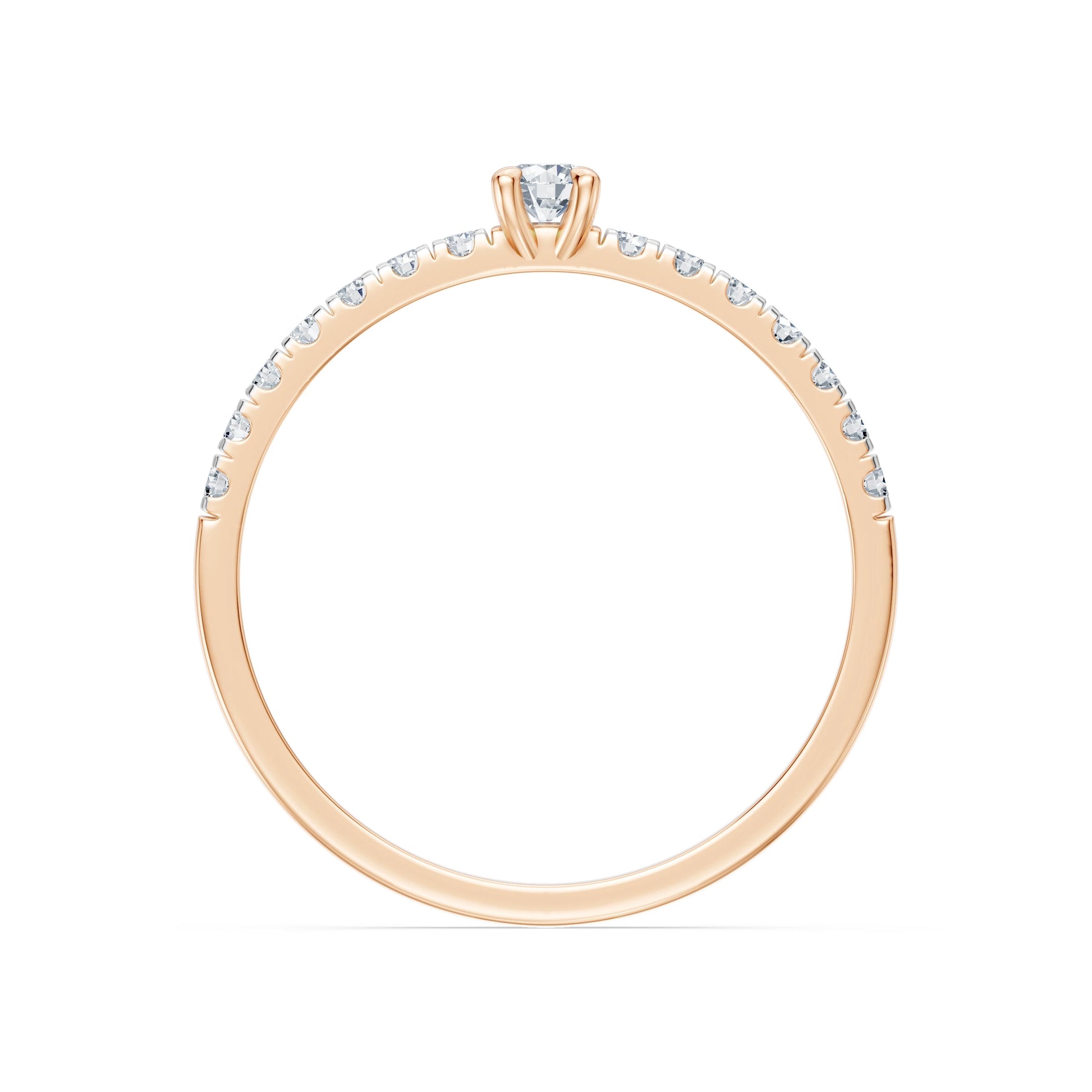Solitär-Eternity-Ring, 0.09 ct — 101-10126/1(2.8)