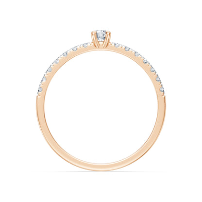 Solitär-Eternity-Ring, 0.09 ct — 101-10126/1(2.8)