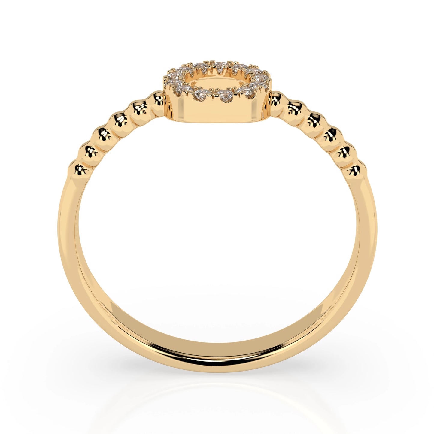 Minimalismus-Ring (Rund), 0.08 ct — 101-10055