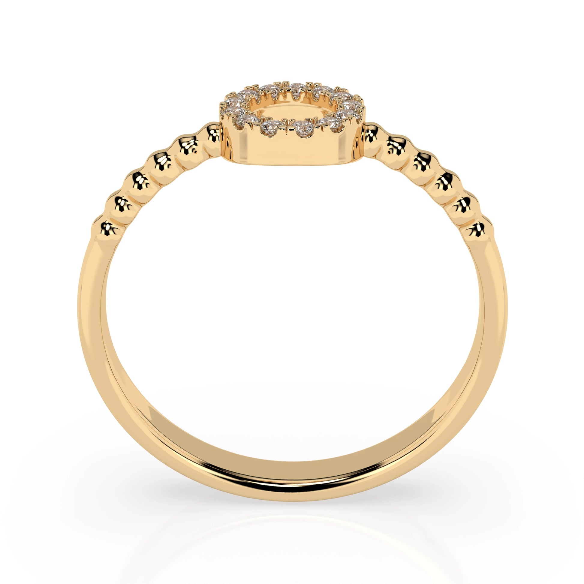 Minimalismus-Ring (Rund), 0.08 ct — 101-10055