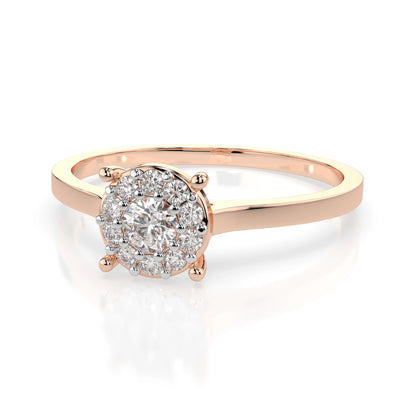 Solitär-Eternity-Ring (Rund), 0.1 ct — 101-10017/1(3.0)
