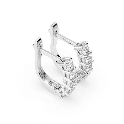 Eternity-Ohrringe (Rund), 0.6 ct — 102-10098(2.5)