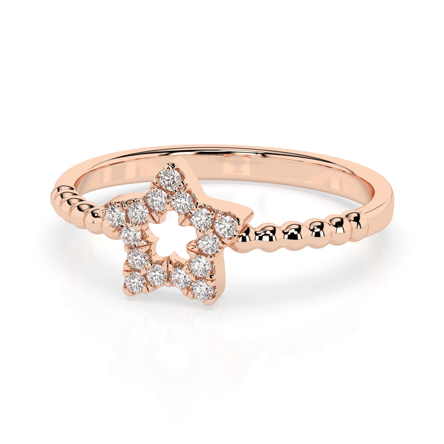 Minimalismus-Ring (Rund), 0.09 ct — 101-10054