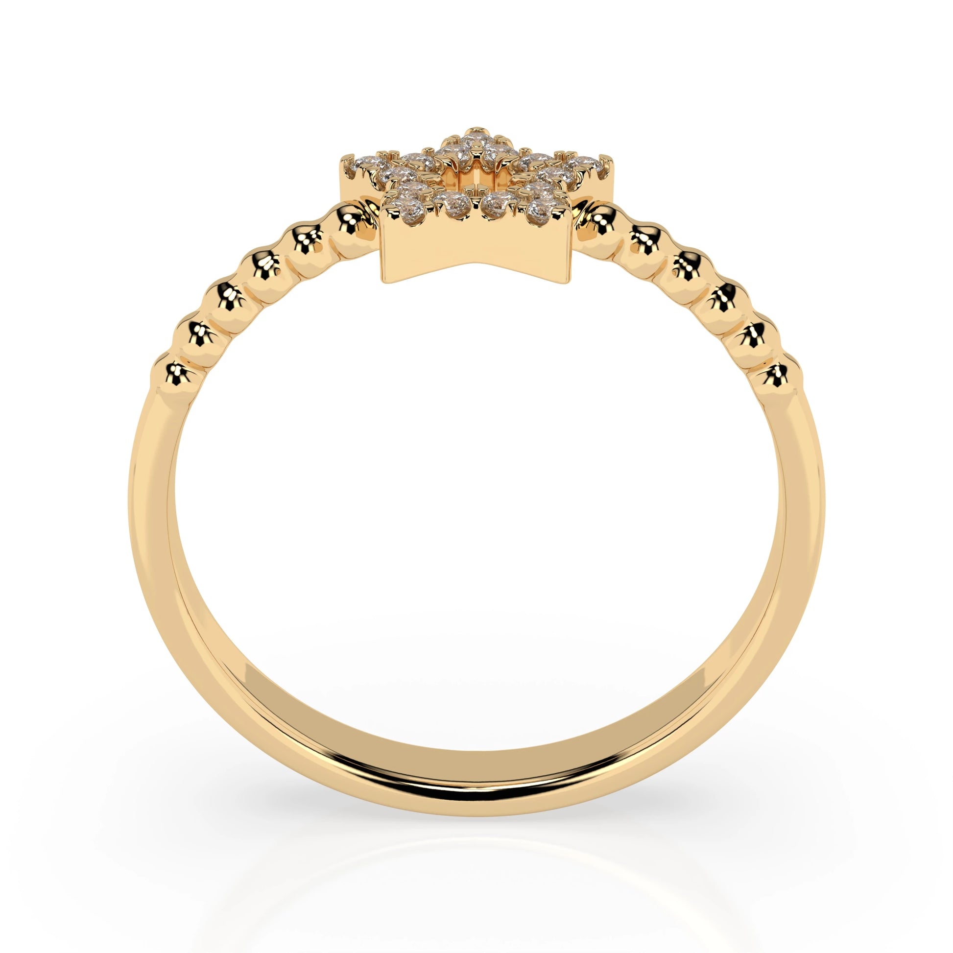 Minimalismus-Ring (Rund), 0.09 ct — 101-10054