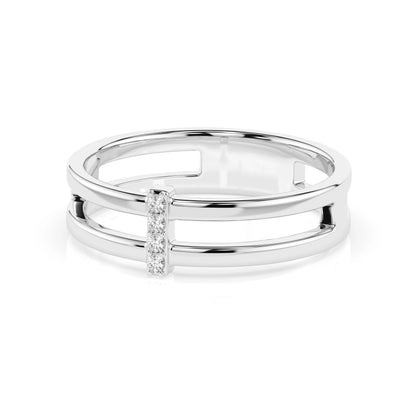 Minimalismus-Ring (Rund), 0.04 ct — 101-10069