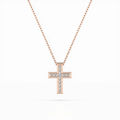 Minimalismus-Halskette (Rund), 0.03 ct — 104-10008