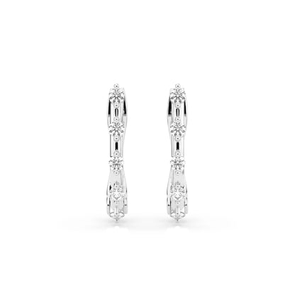Eternity-Ohrringe (Rund), 0.2 ct — 102-10145