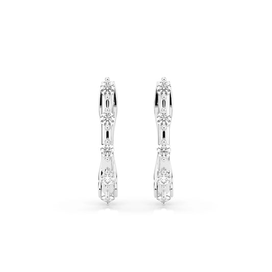 Eternity-Ohrringe (Rund), 0.2 ct — 102-10145